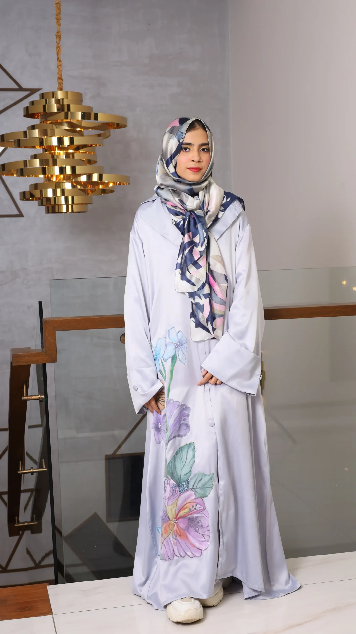 Floral Whisper Abaya